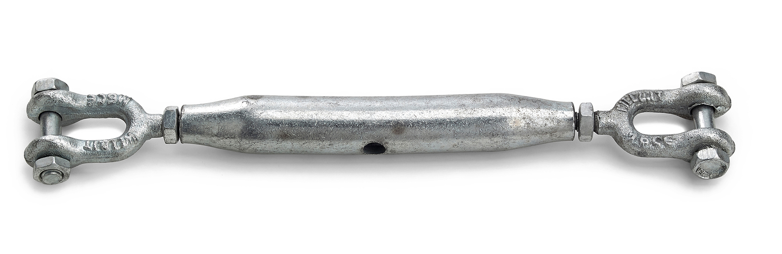 Strekkfisk gaffel/gaffel 1478-6 Varmforsinket Min 185 mm, max 270 mm